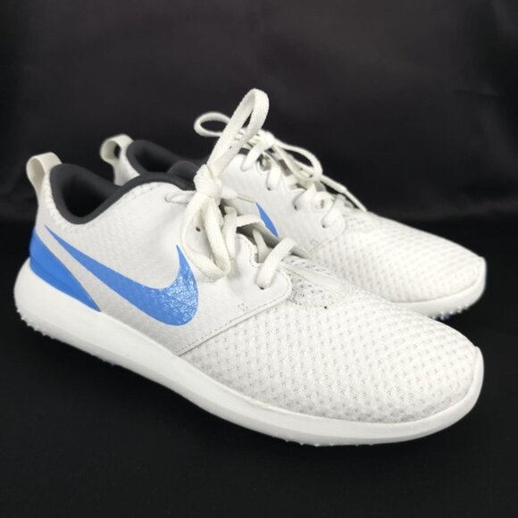 NWB NIKE GOLF ROSCHE G JR SUMMIT WHITE/UNIVERSITY BLUE UNISEX 909250-100 Size 7Y - Picture 9 of 13